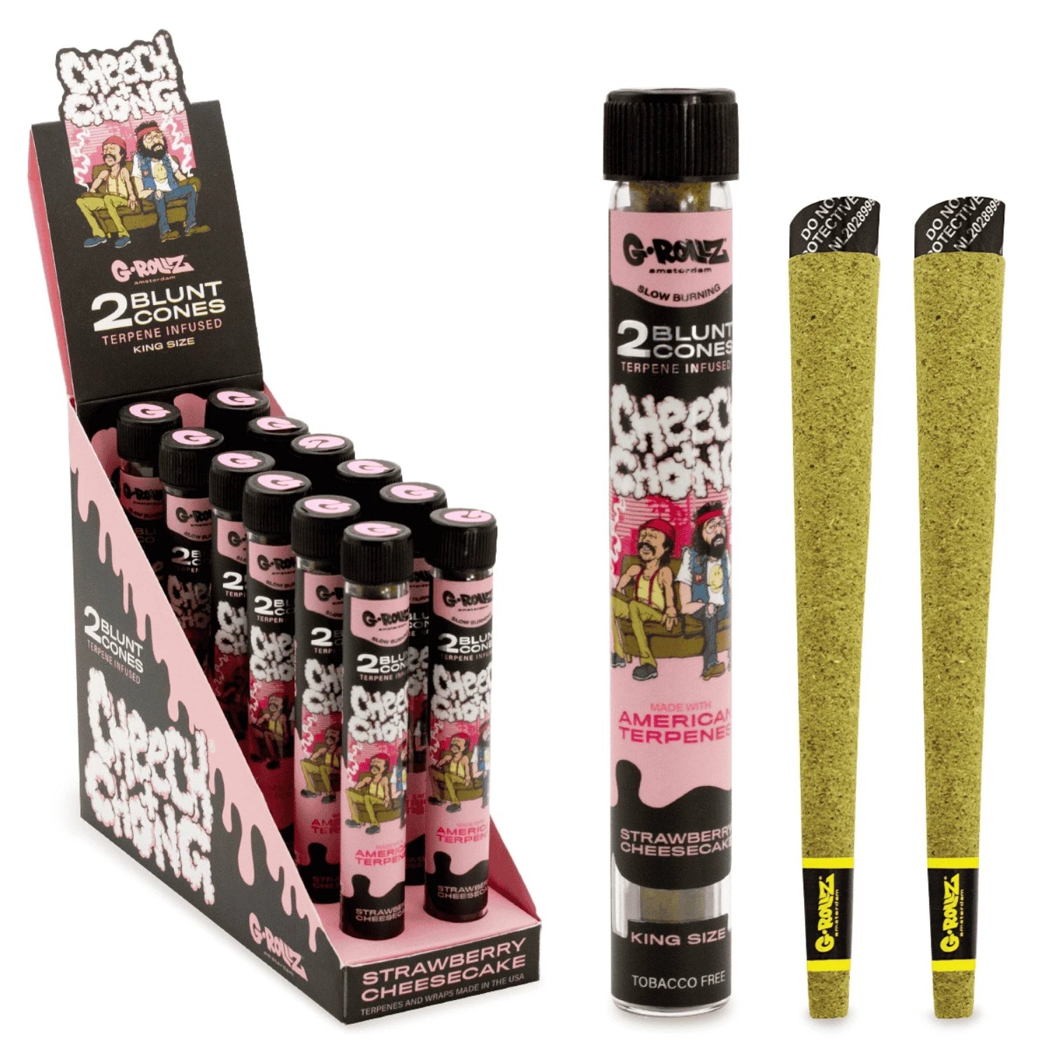 G-Rollz - Cheech & Chong Strawberry Cheesecake 2er Pack G-Rollz